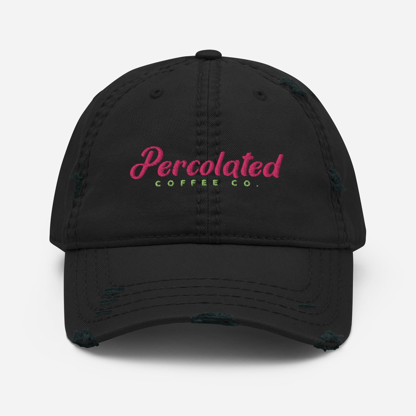 'Proper roasted' distressed Dad hat