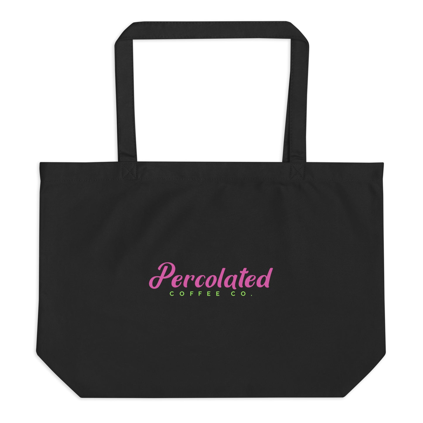 Large organic percolated SLAP tote bag