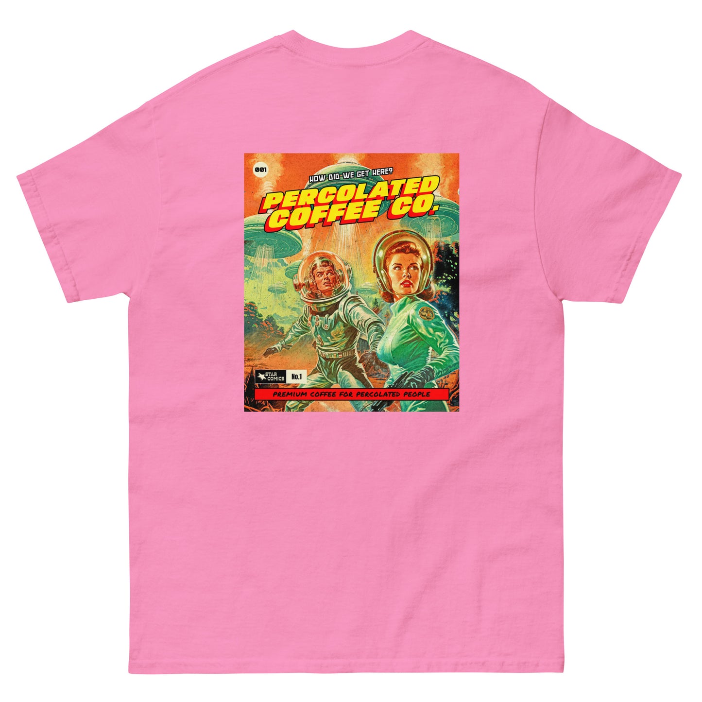 Space invaders percolated tee (unisex)