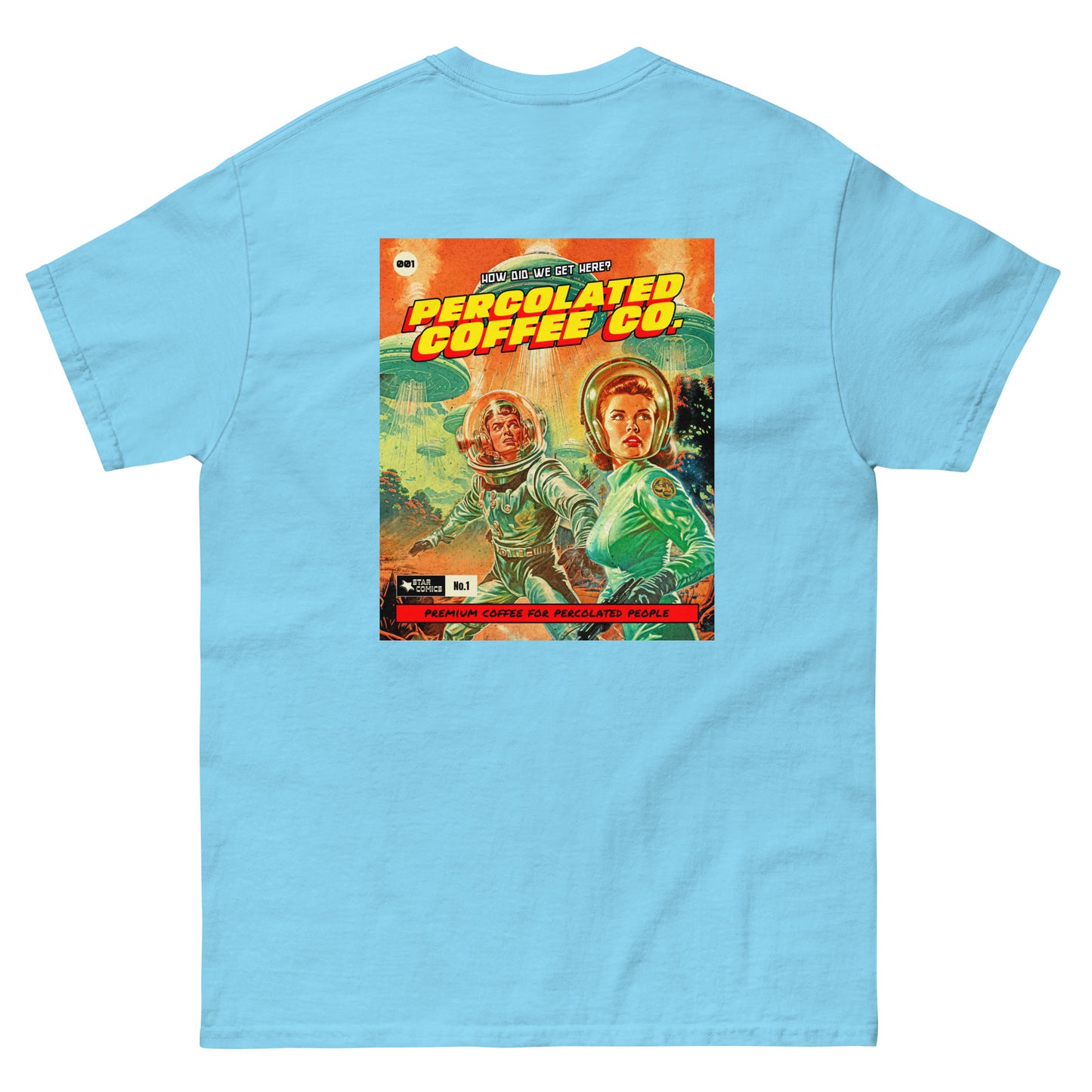 Space invaders percolated tee (unisex)