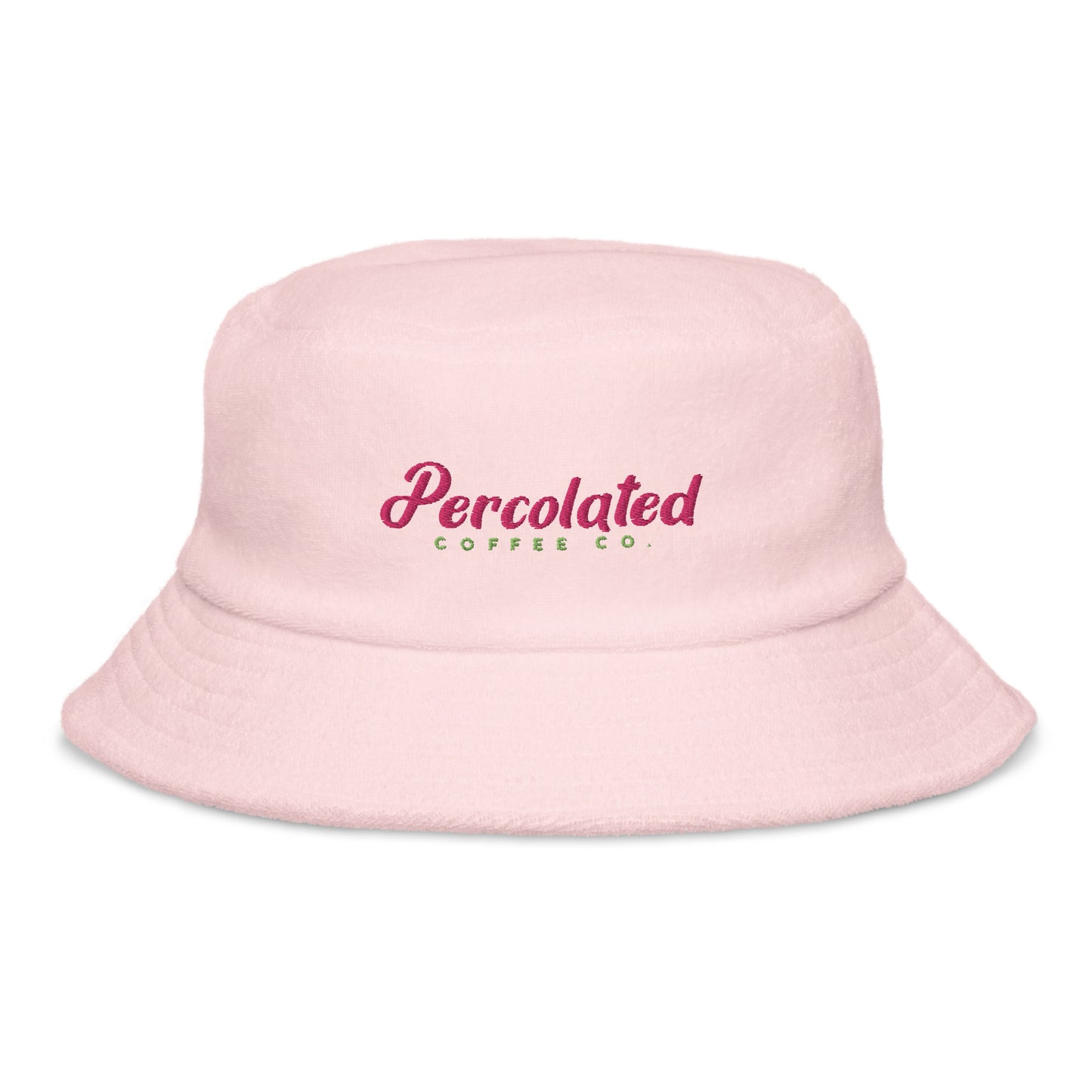 Unstructured Percolated terry cloth bucket hat