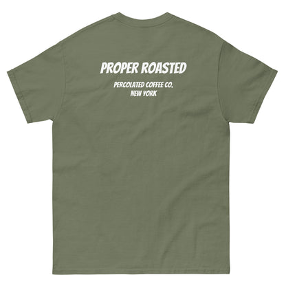 Classic 'proper roasted' Percolated tee (unisex)